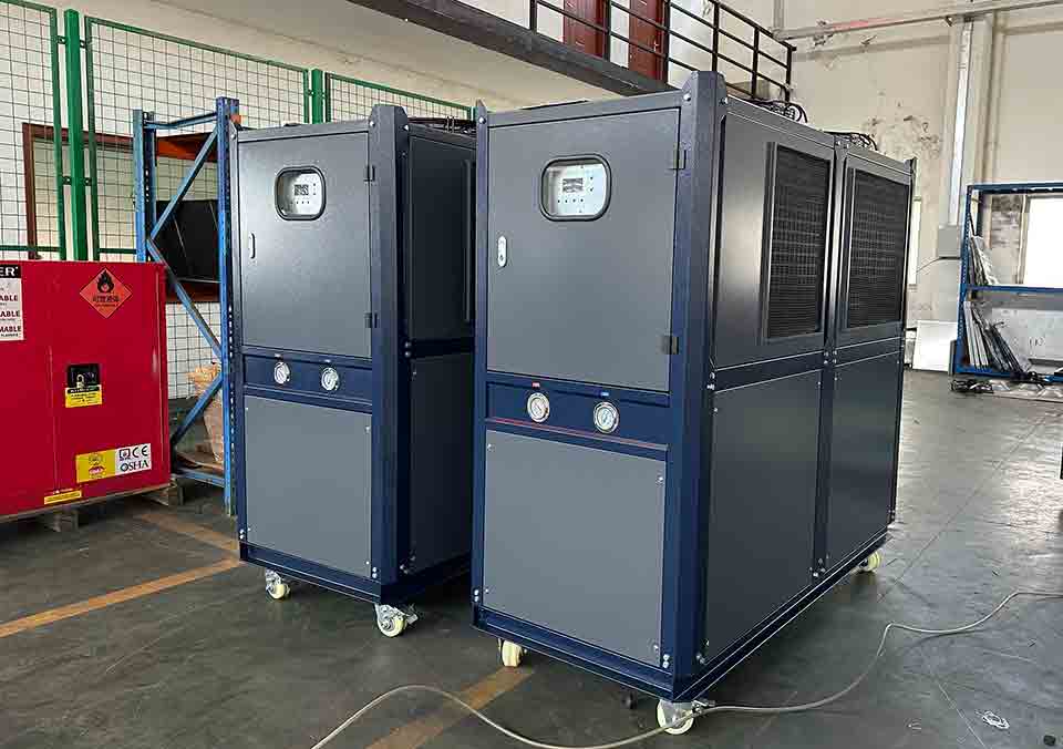 風冷式塑膠專用冷水機